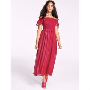 long sleeve mini dress red Red Dahlia Satin and Lace Mini Dress